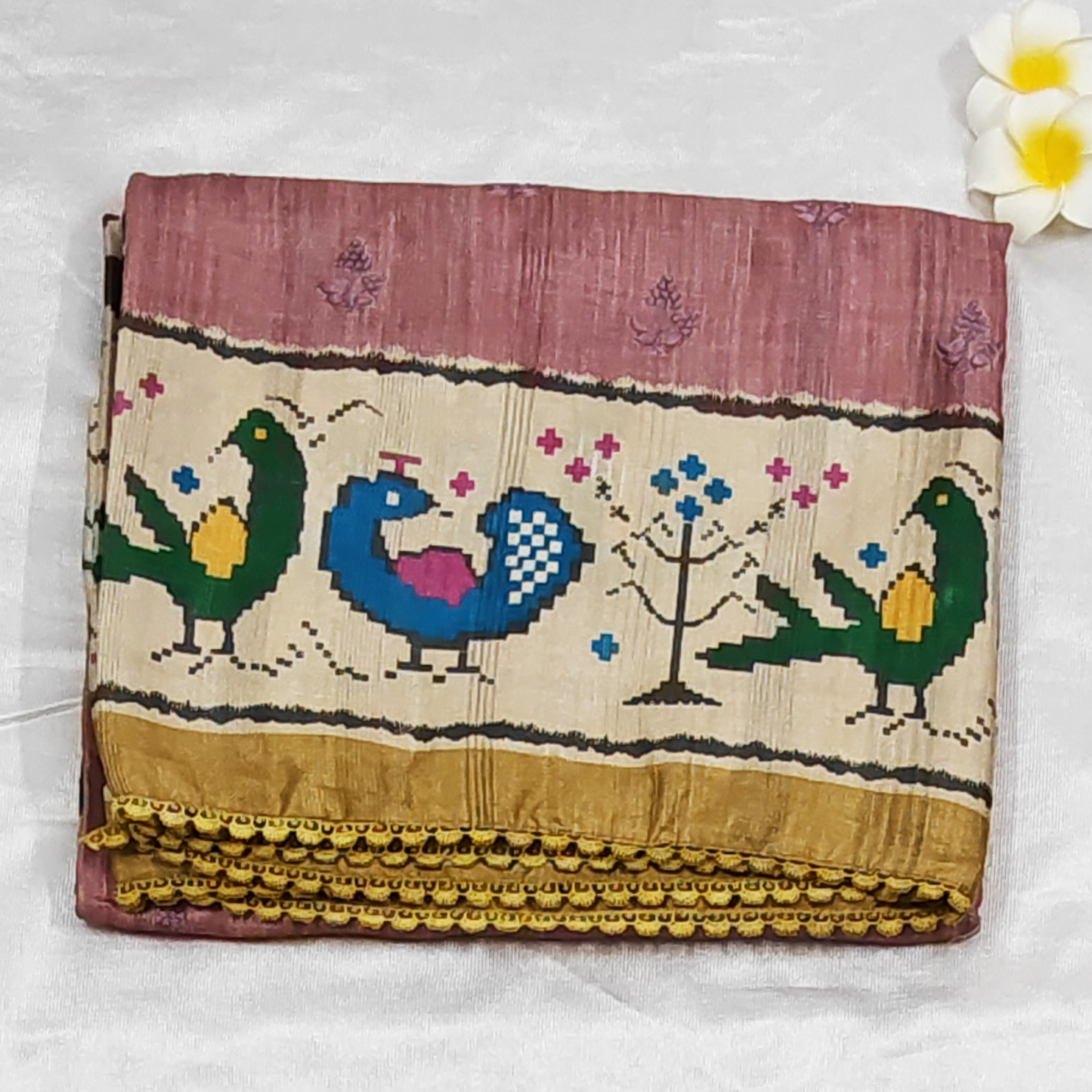Bhagalpuri Tussar Silk Saree