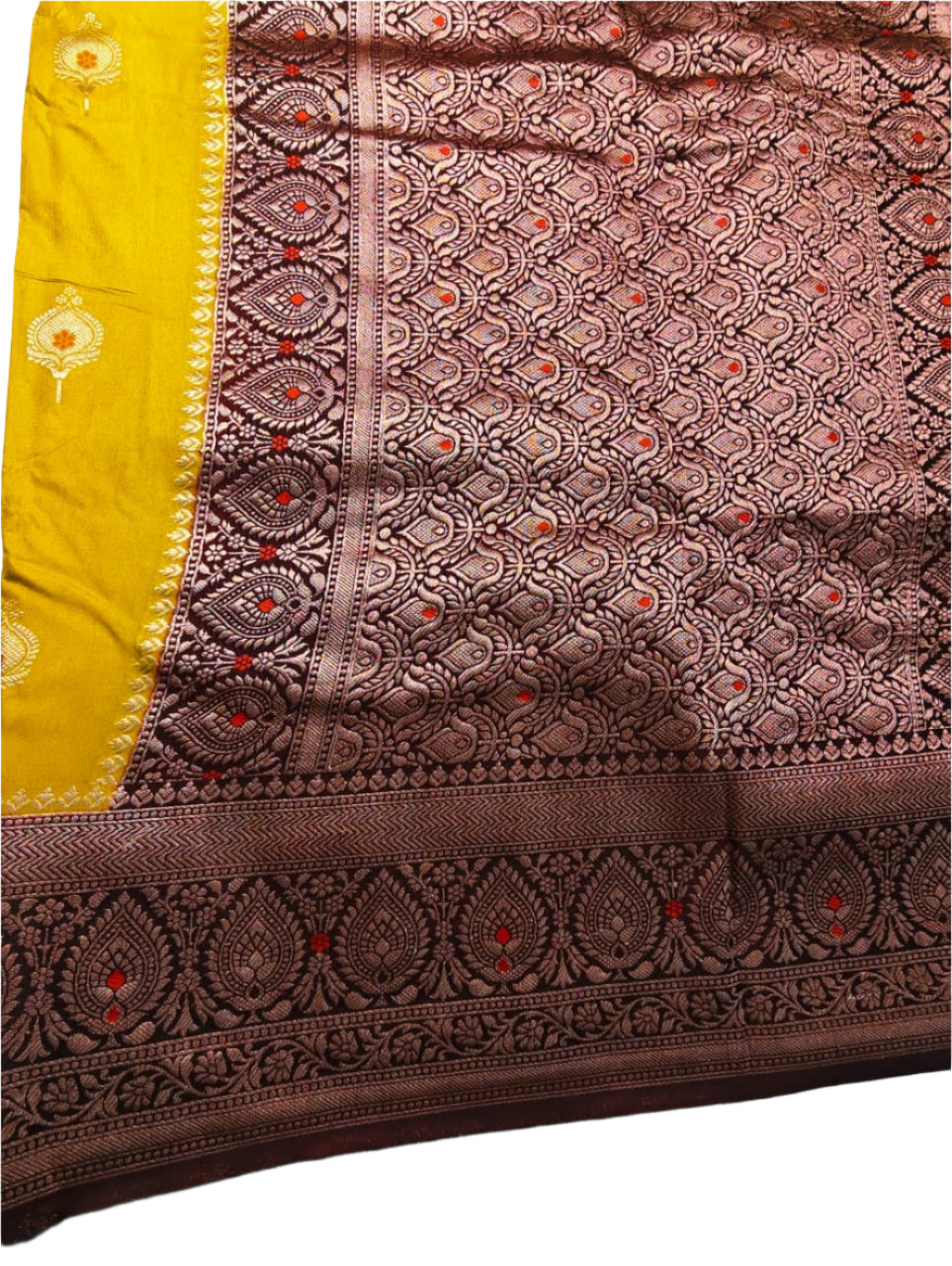 Raw Mango Soft Silk Saree