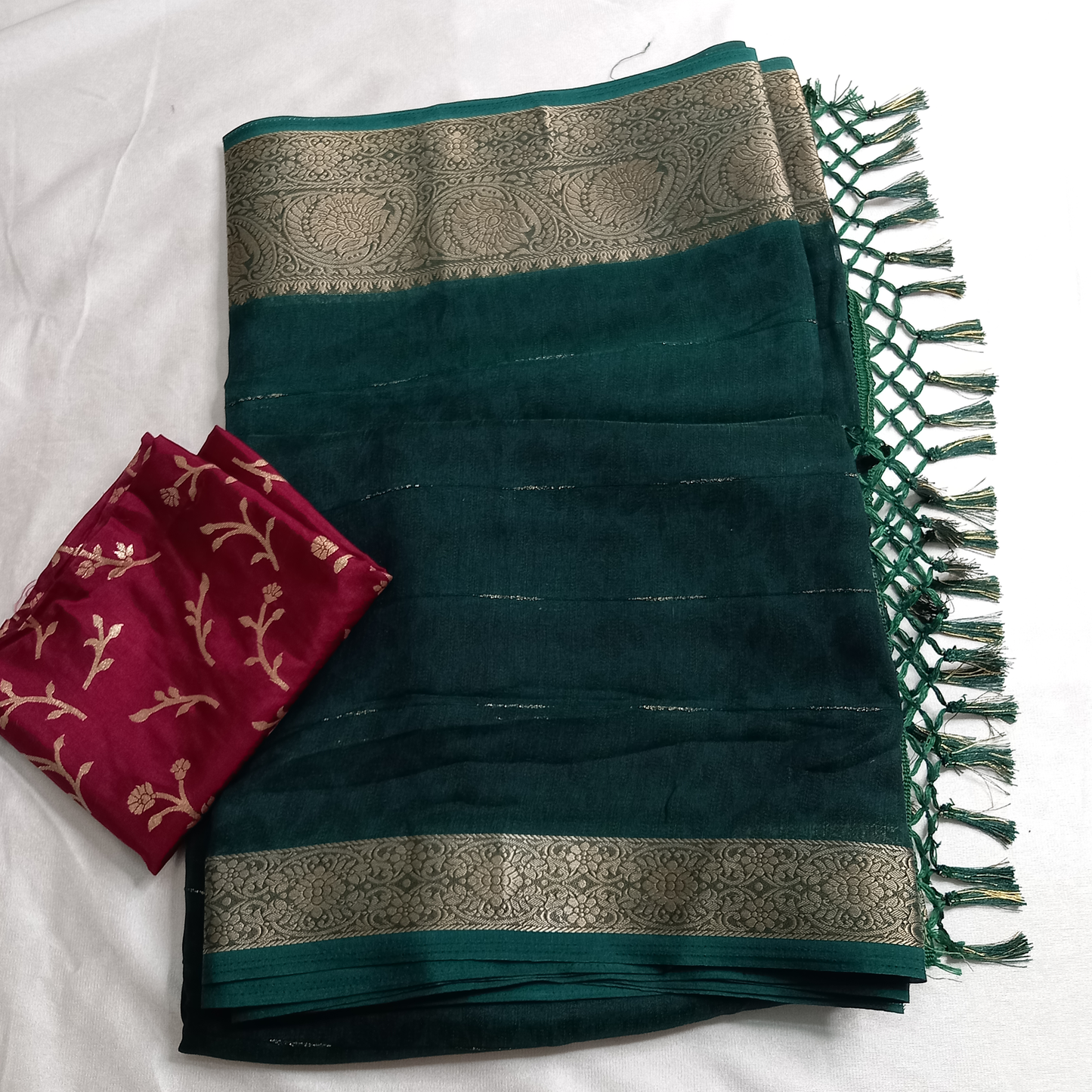 Khadi Raw Silk Saree