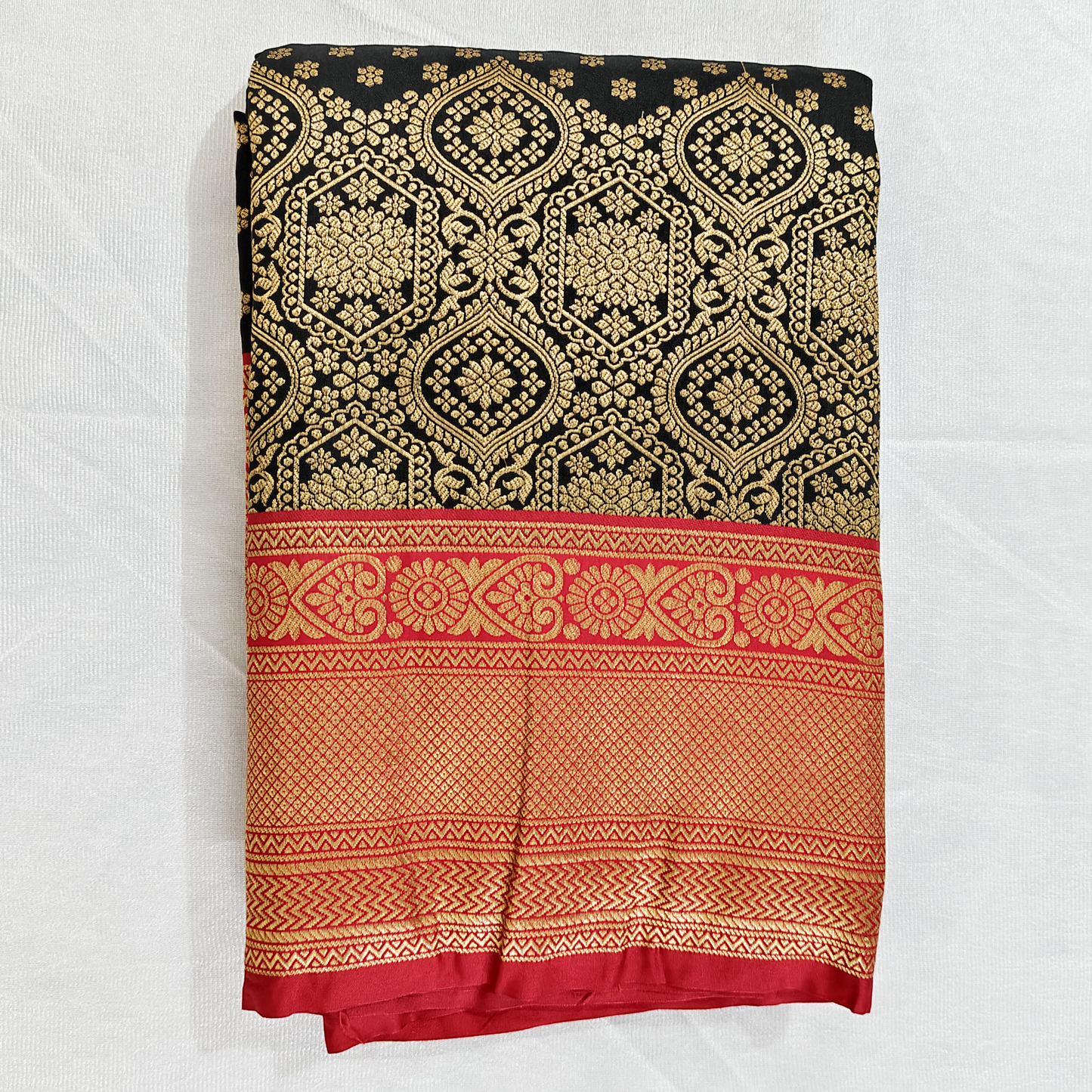Banarasi soft silk saree with rich pallu