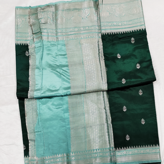 Banarasi soft silk saree with rich boarder, pallu, rare combination