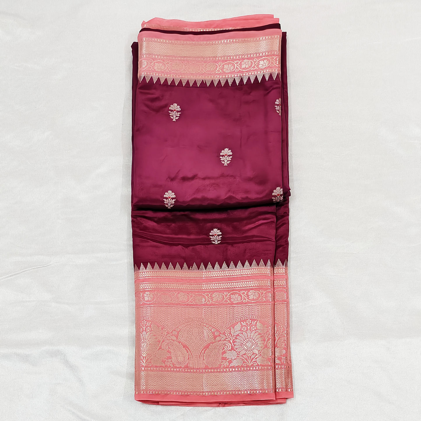 Banarasi soft silk saree with rich boarder, pallu, rare combination