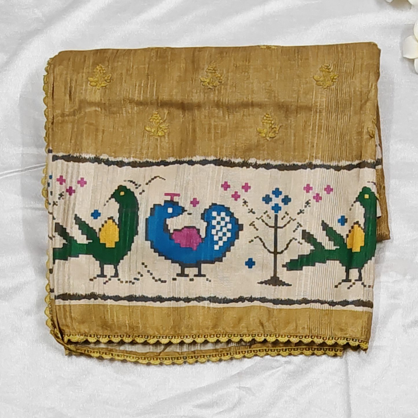 Bhagalpuri Tussar Silk Saree