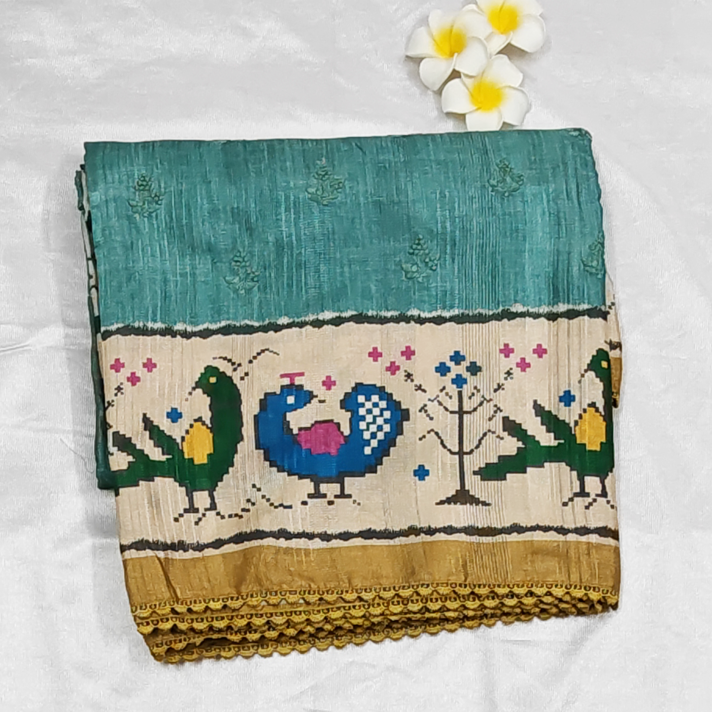 Bhagalpuri Tussar Silk Saree