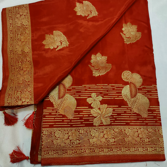 Banarasi Mashru Silk Saree