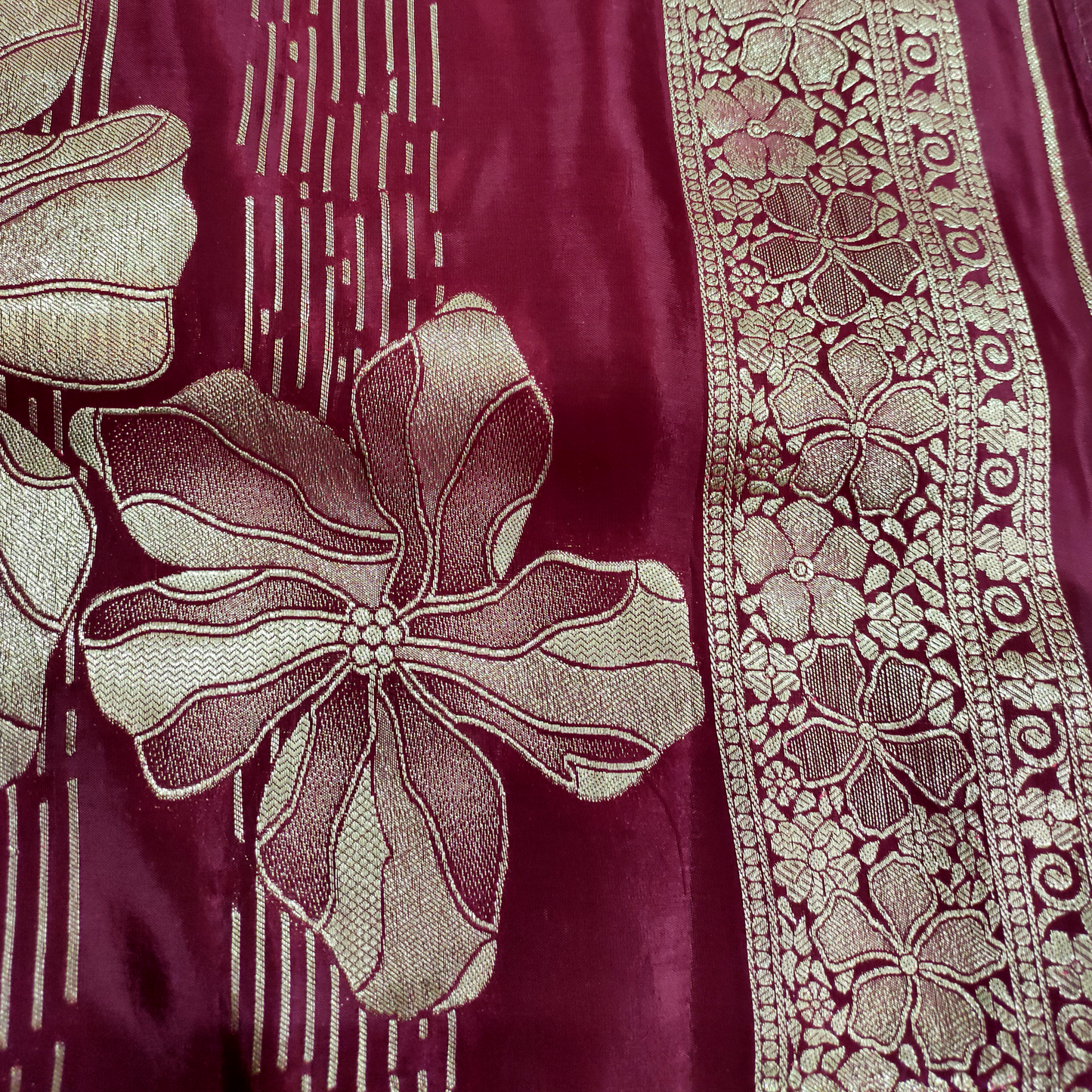 Banarasi Mashru Silk Saree