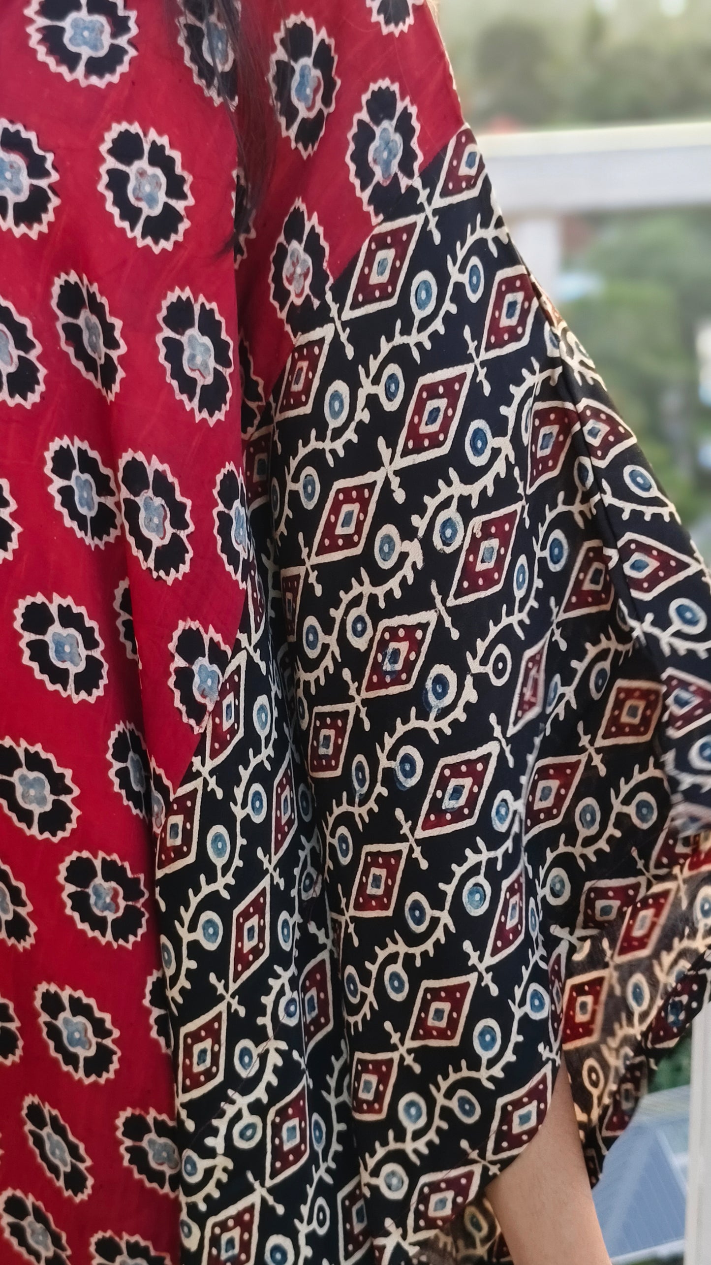 Mehr Red -  -  Pure Modal Silk Shirt Kaftan